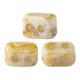 Les perles par Puca® Ios beads Opaque beige spotted 02010/65322